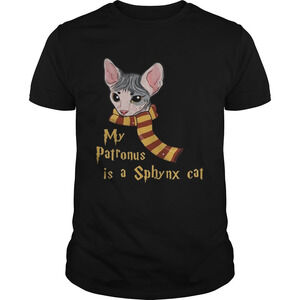 Harry Potter My Patronus Is A Sphynx Cat Shirt